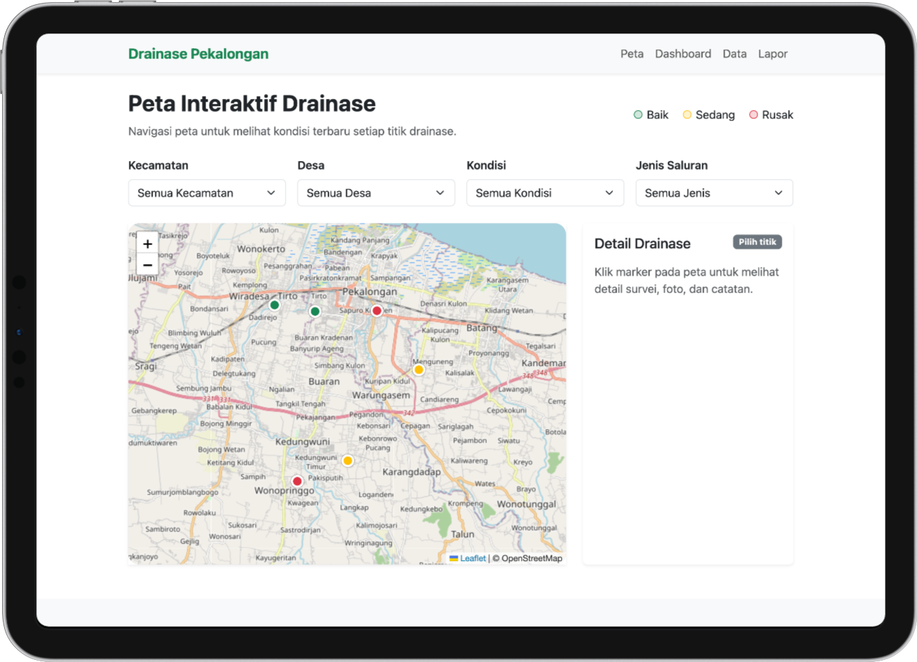 Peta Drainase Pekalongan